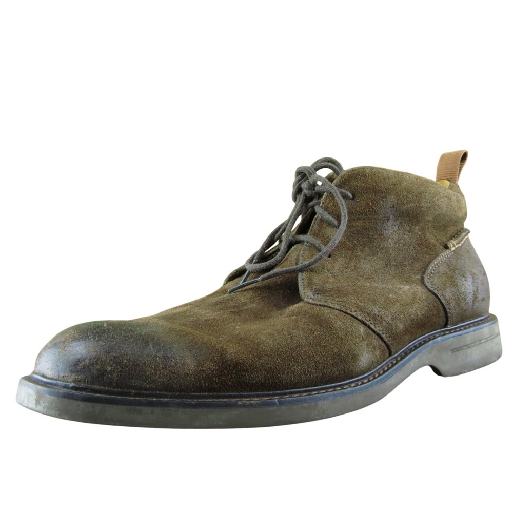 Sperry Gold-Cup Men Chukka Boots Brown Suede Lace Up Size 10.5 Medium